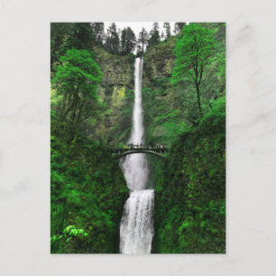 Multnomah Falls #2-2 Postcard Postkarte