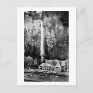 Multnomah Falls and Lodge Foto Postkarte