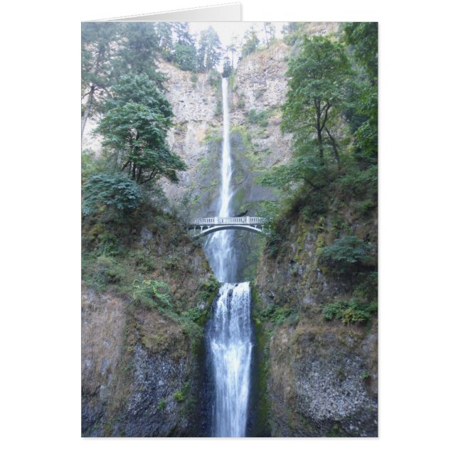 Multnomah Falls - Blank Card (Vorne)