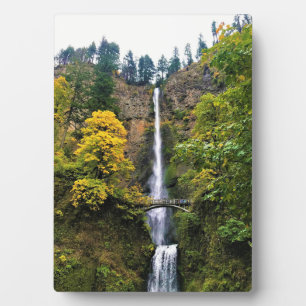 Multnomah Falls, Columbia River Gorge, Oregon Fotoplatte