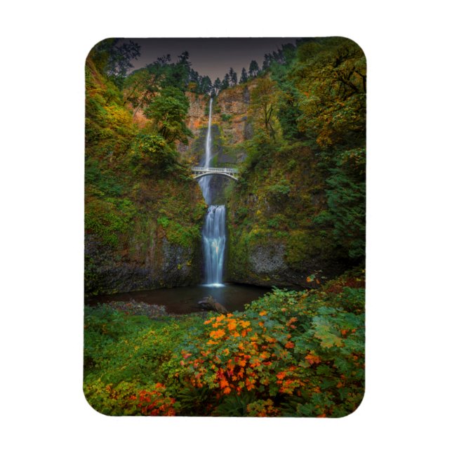 Multnomah Falls | Columbia River Gorge, Oregon Magnet (Vertikal)