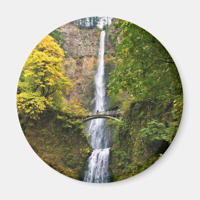 Multnomah Falls, Columbia River Gorge, Oregon Magnet (Vorne)