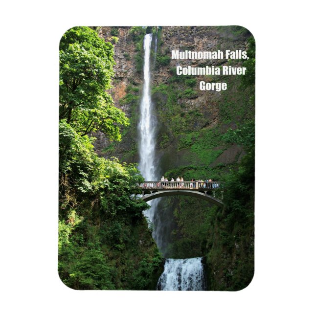 Multnomah Falls, Columbia River Gorge, Oregon Magnet (Vertikal)