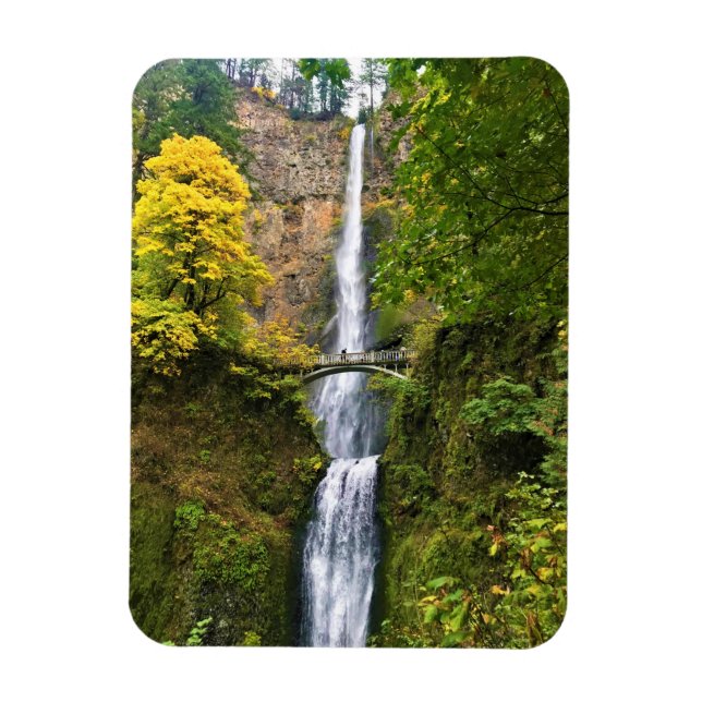 Multnomah Falls, Columbia River Gorge, Oregon Magnet (Vertikal)