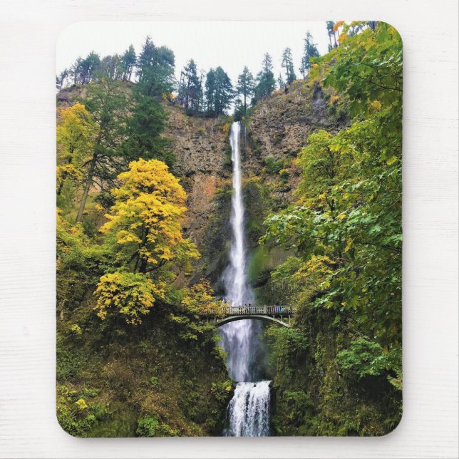 Multnomah Falls, Columbia River Gorge, Oregon Mousepad (Vorne)