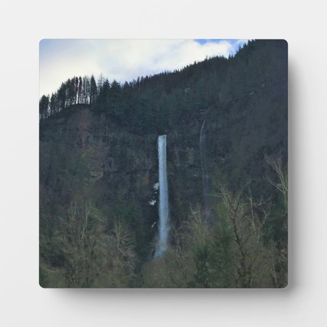 Multnomah Falls Fotoplatte (Vorderseite)