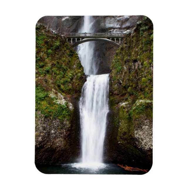 Multnomah Falls in der Columbia-Schlucht Magnet (Vertikal)