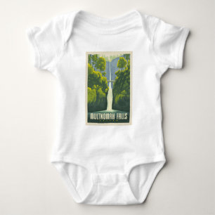 Multnomah Falls Oregon Baby Strampler