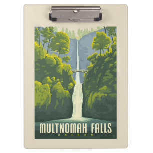 Multnomah Falls   Oregon Klemmbrett