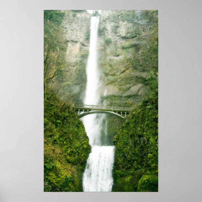 Multnomah Falls Oregon Poster (Vorne)
