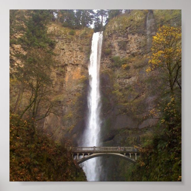 Multnomah Falls, Oregon Poster (Vorne)