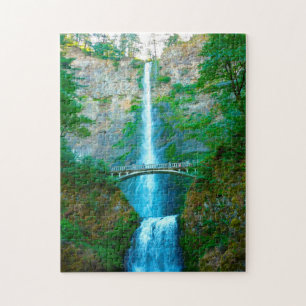 Multnomah Falls Oregon. Puzzle