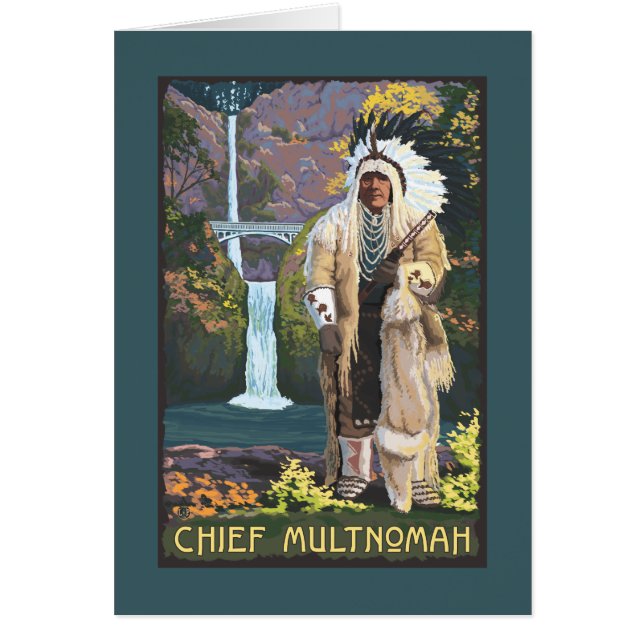 Multnomah Falls, OregonChief Multnomah (Vorne)