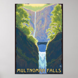 Multnomah Falls, OregonMaiden of the Falls Poster