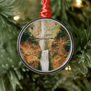 Multnomah Falls Ornament Aus Metall