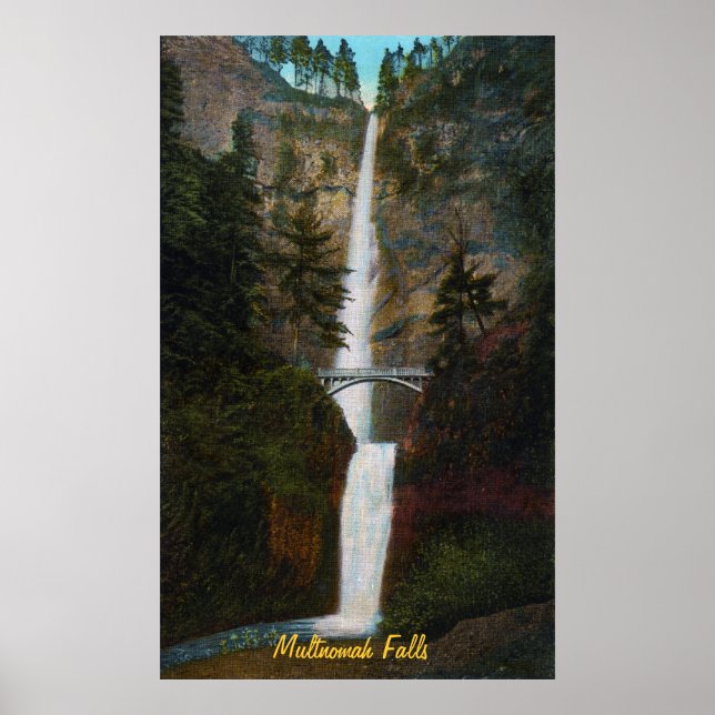 Multnomah Falls Poster (Vorne)