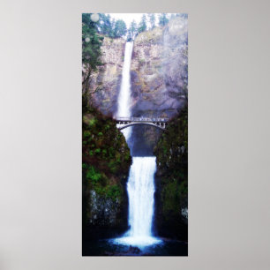 Multnomah Falls Print Poster