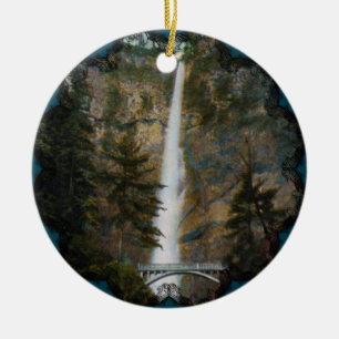 Multnomah Falls Schmuck Keramik Ornament
