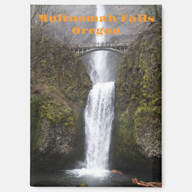 Multnomah Falls Waterfall Oregon Magnet (Vorderseite)