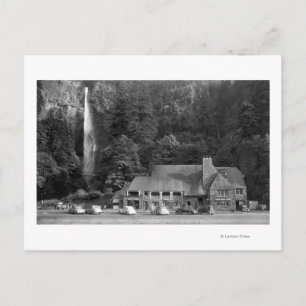 Multnomah Lodge and Falls Foto Postkarte