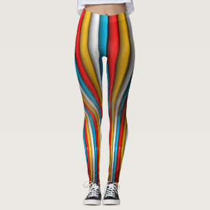 Multy 3D Abstrakt Leggings