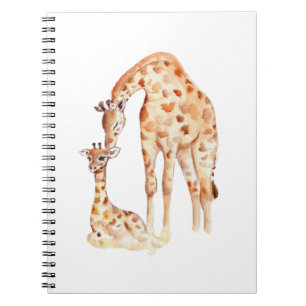 Mum & Baby Giraffe Notizblock