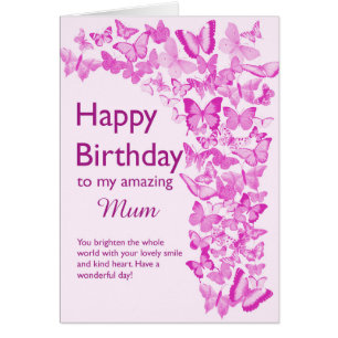 Mum Birthday Butterflies