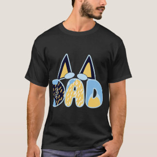 Mum Dad Cartoon Painting Retro family T-Shirt