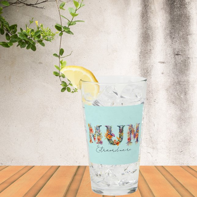 Mum Extraordinaire Typografie Glas (Von Creator hochgeladen)