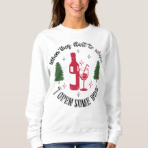 Mum Holiday Wine Spaß Sweater