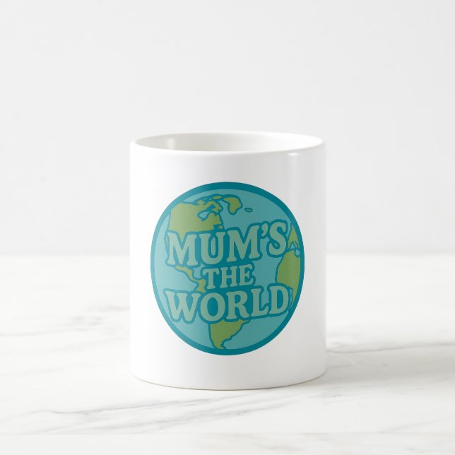 Mum’s The World Retro Globe Kaffeetasse (Mittel)