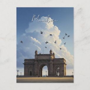 Mumbai Gateway India Souvenir Postkarte