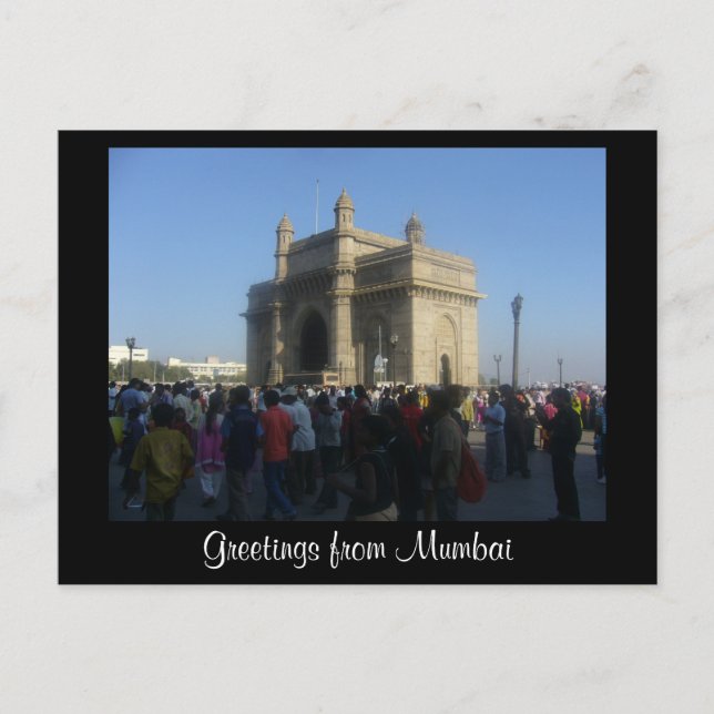 Mumbai Gateway Postkarte (Vorderseite)