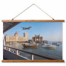 Mumbai Hafen Hängende Bildrolle  91cm x 66cm