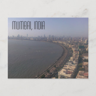 Mumbai, Indien Postkarte