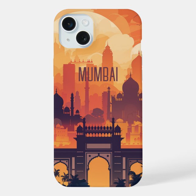Mumbai iPhone Hülle (Rückseite)