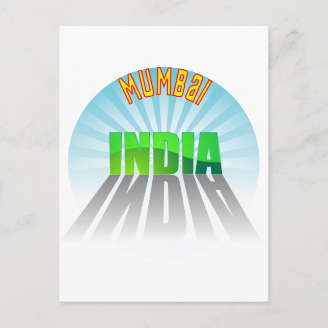 Mumbai Postkarte (Vorderseite)