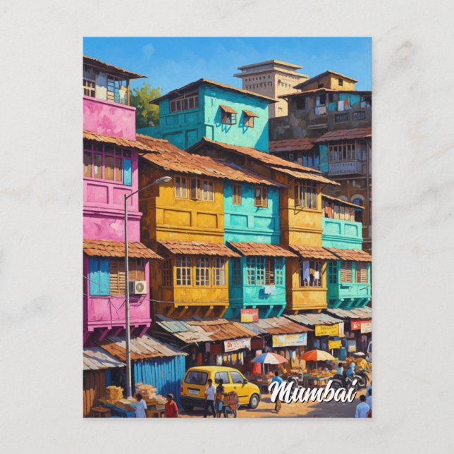 Mumbai Souvenir Postkarte (Vorderseite)