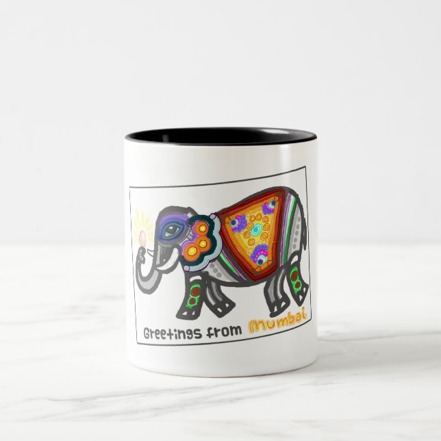 Mumbai-Tasse Kaffeetasse (Mittel)