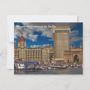 Mumbai - Tor zu Indien Postkarte