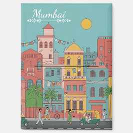 Mumbai Travel Souvenir Magnet