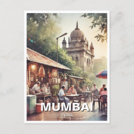 Mumbai Travel Souvenir Postkarte