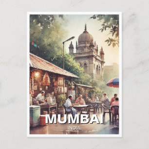 Mumbai Travel Souvenir Postkarte