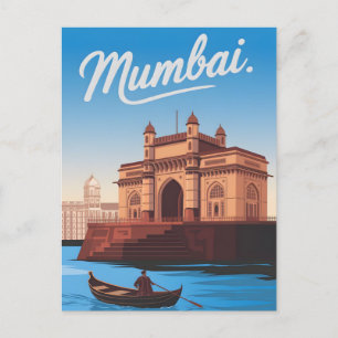 Mumbai Vintage Postkarte