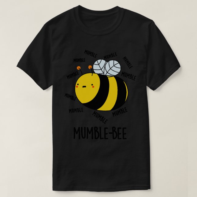 Mumble Bee Funny Insect Pub 1 T-Shirt (Design vorne)