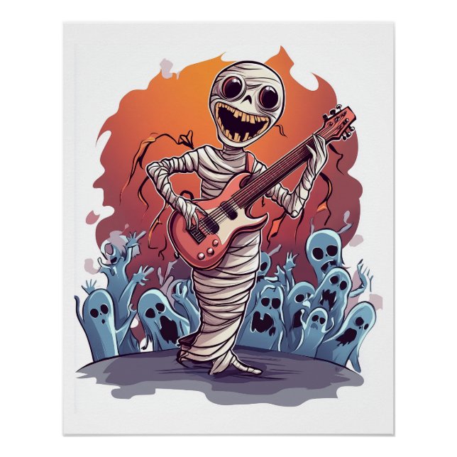 Mumien Rockstar Poster (Vorderseite)