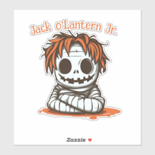 Mumifizierter Jack O' Lantern Aufkleber