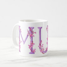 Mumme Text Orchid Art Malerei Tasse
