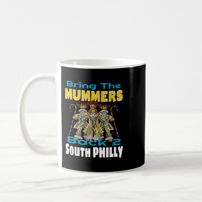 Mummers Day New Years Day Shirt Funny Geschenk 2 Kaffeetasse (Links)