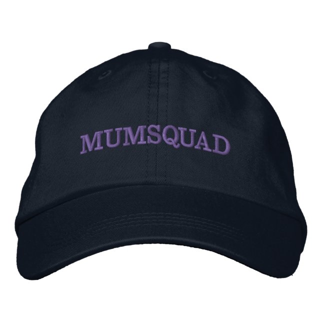 Mummkopf-Hut | Muttertagsgeschenk Bestickte Baseballkappe (Vorderseite)